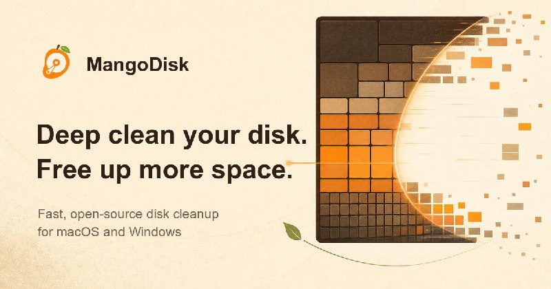 MangoDisk — Free Disk Cleaner for Windows & Mac