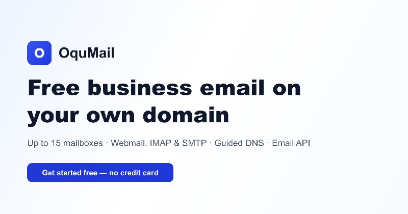 Free Business Email on Your Own Domain