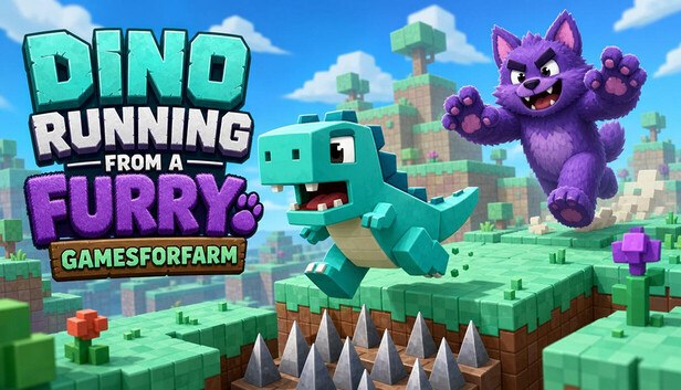 Save 65% on Dino running from a FURRY: GAMESFORFARM on Steam